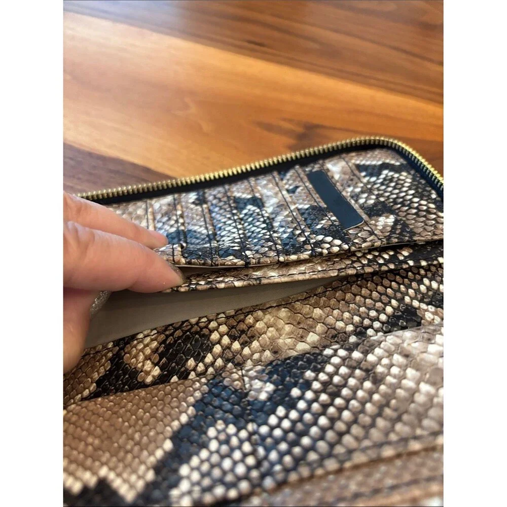 NWT New INC Snake Skin Hazell Wallet Wristlet